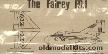 Maintrack 1/72 Fairey FD.1 Delta 1 - (FD-1) - Bagged, PX005 plastic model kit